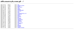 Desktop Screenshot of alfa.marczyk.com.pl