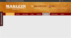 Desktop Screenshot of marczyk.pl